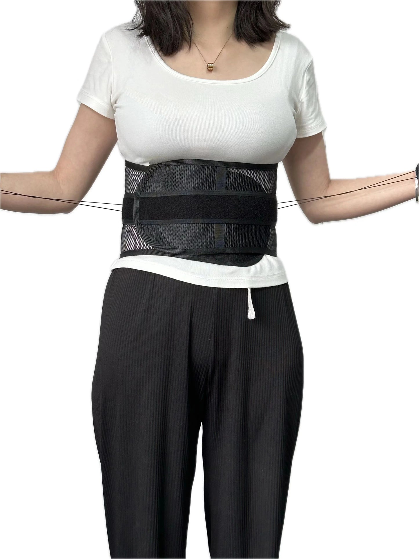GADR Lumbar Support Belt – Adjustable Mesh Compression