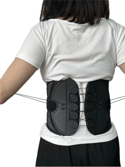 GADR Lumbar Support Belt – Adjustable Mesh Compression